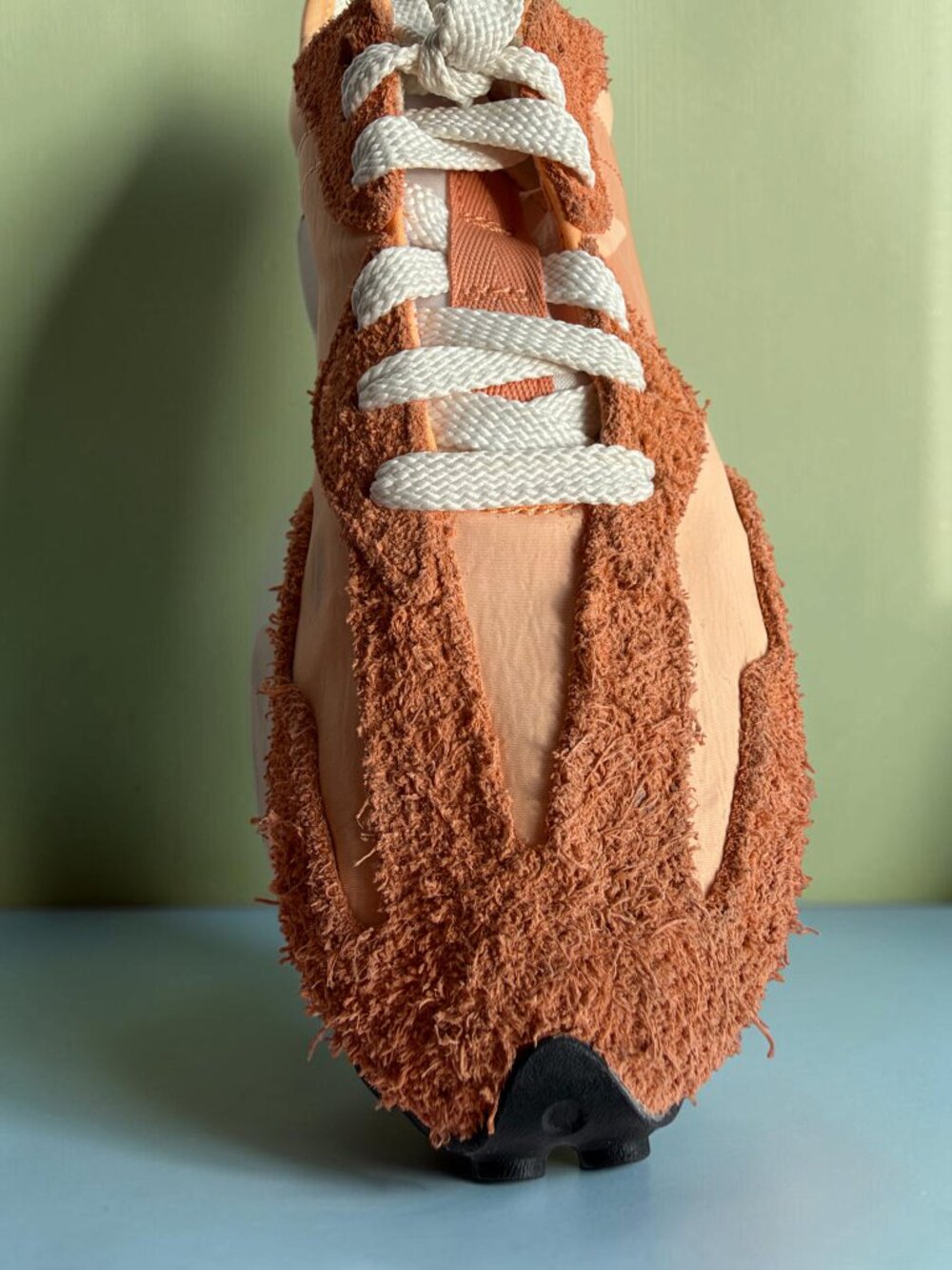 New Balance 327 Women’s Size 8.5 Copper Peach Blossom Orange Suede Sneakers - Picture 16 of 16